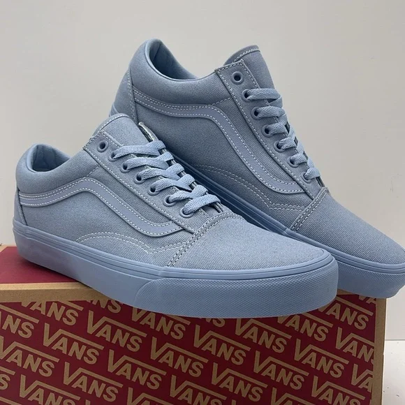 Vans Men’s Sneakers Low-Top Canvas Sneakers Old Skool
Pastel Mono Dusty Blue - Picture 4 of 16